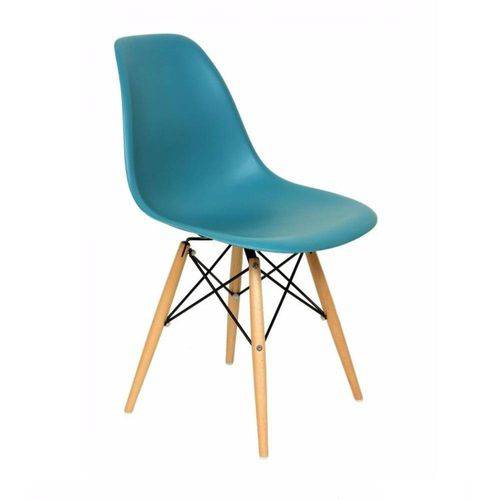 Tamanhos, Medidas e Dimensões do produto Cadeira Byartdesign Dkr Base Madeira Wood Turquesa