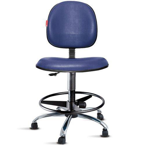 Tamanhos, Medidas e Dimensões do produto Cadeira Caixa Alta Portaria Recepção Azul Marinho Cb21