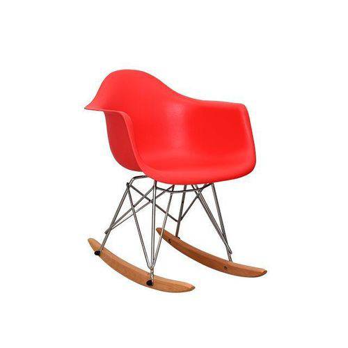 Tamanhos, Medidas e Dimensões do produto Cadeira Charles Eames com Braço de Balanço Infantil-vermelha