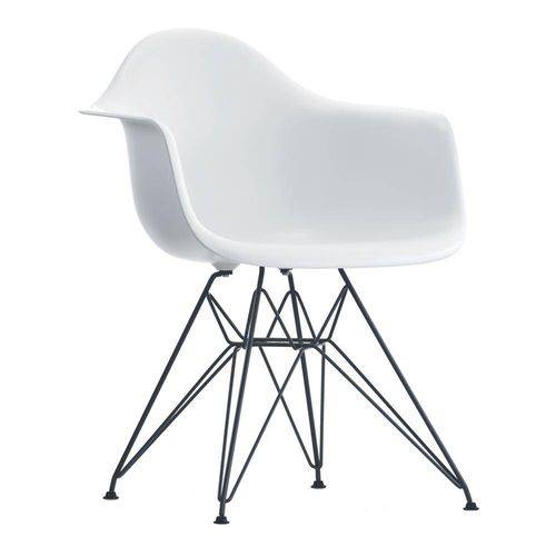 Tamanhos, Medidas e Dimensões do produto Cadeira Charles Eames Dar Pp com Braço Base Metal Branca