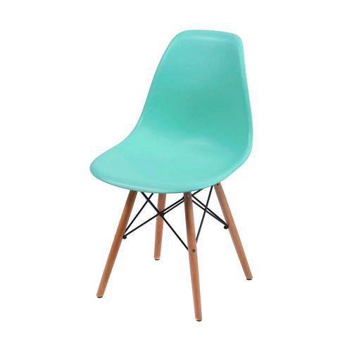 Tamanhos, Medidas e Dimensões do produto Cadeira Charles Eames Dkr Pp Base Madeira Verde Tiffany