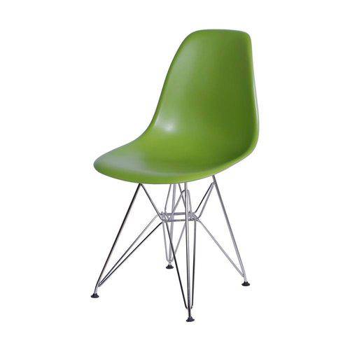 Tamanhos, Medidas e Dimensões do produto Cadeira Charles Eames Dkr Pp Base Metal Verde