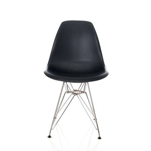 Tamanhos, Medidas e Dimensões do produto Cadeira Charles Eames Eiffel Base Metal - Preta