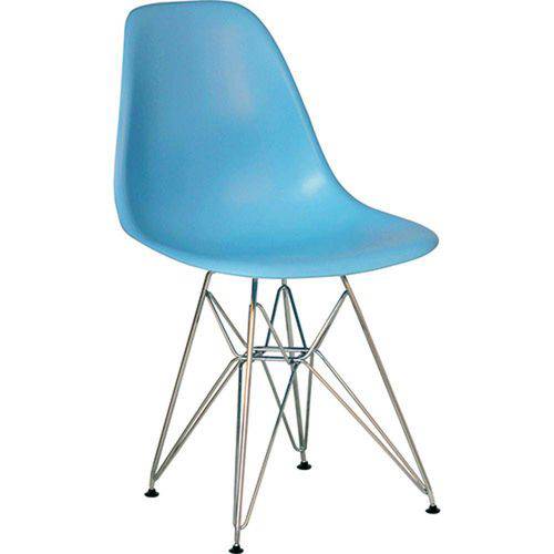 Tamanhos, Medidas e Dimensões do produto Cadeira Charles Eames Eiffel em Polipropileno Sem Braços com Base em Metal