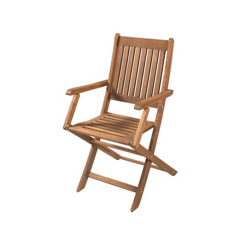 Tamanhos, Medidas e Dimensões do produto Cadeira com Braço Dobrável - Jatobá