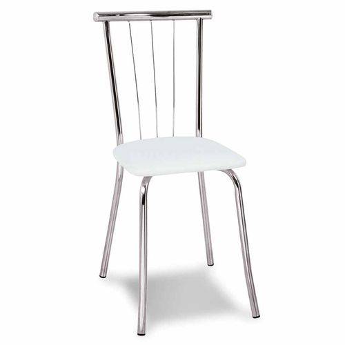 Tamanhos, Medidas e Dimensões do produto Cadeira Cromada Ávila Branca