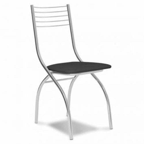 Tamanhos, Medidas e Dimensões do produto Cadeira Cromada Fred Preta