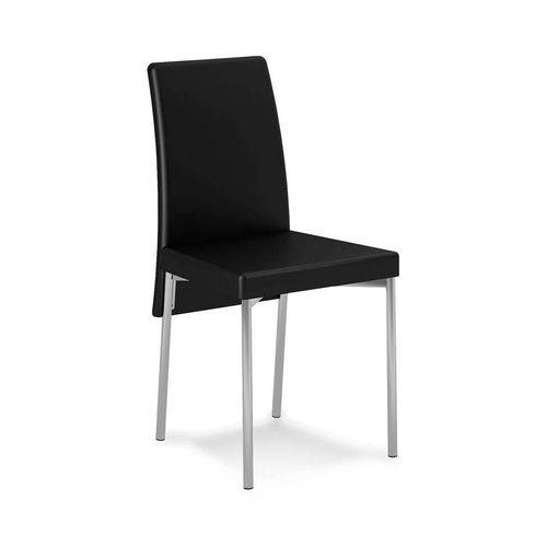 Tamanhos, Medidas e Dimensões do produto Cadeira Cromada La Bouche Couríssimo Preta