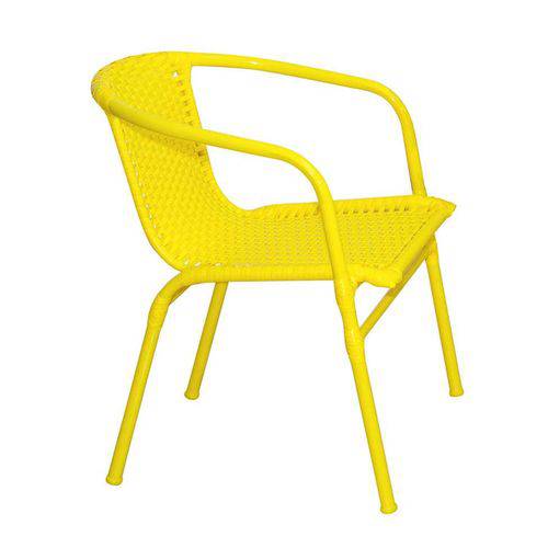 Tamanhos, Medidas e Dimensões do produto Cadeira Danubia Amarela