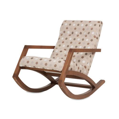 Tamanhos, Medidas e Dimensões do produto Cadeira de Balanço Mordomia - Chocolate + Tecido Bolas