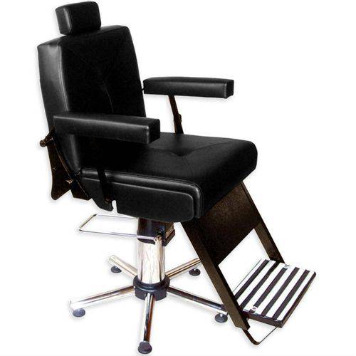 Tamanhos, Medidas e Dimensões do produto Cadeira de Barbeiro Reclinável Monza
