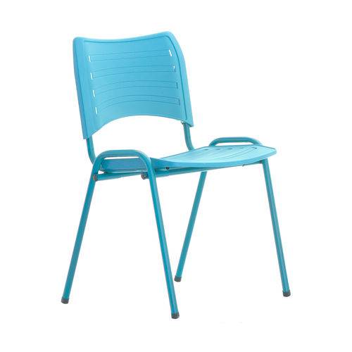 Tamanhos, Medidas e Dimensões do produto Cadeira de Escritório Interlocutor Evidence Fixa Azul