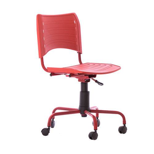 Tamanhos, Medidas e Dimensões do produto Cadeira de Escritório Secretária Giratória Evidence Color Vermelho