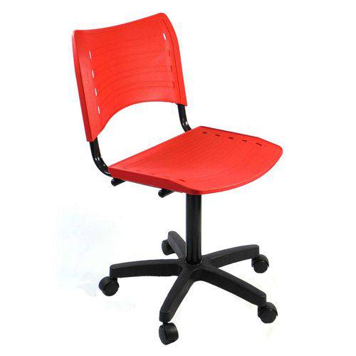 Tamanhos, Medidas e Dimensões do produto Cadeira de Escritório Secretária Giratória Evidence Fixa Vermelho