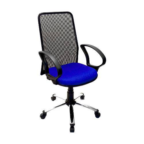 Tamanhos, Medidas e Dimensões do produto Cadeira de Escritório Secretária Milão Azul