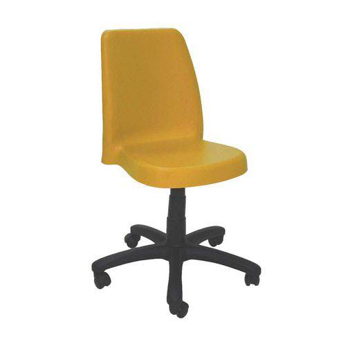 Tamanhos, Medidas e Dimensões do produto Cadeira de Escritório Secretária Vanda Amarelo