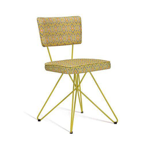 Tamanhos, Medidas e Dimensões do produto Cadeira de Jantar Butterfly Retrô Amarelo