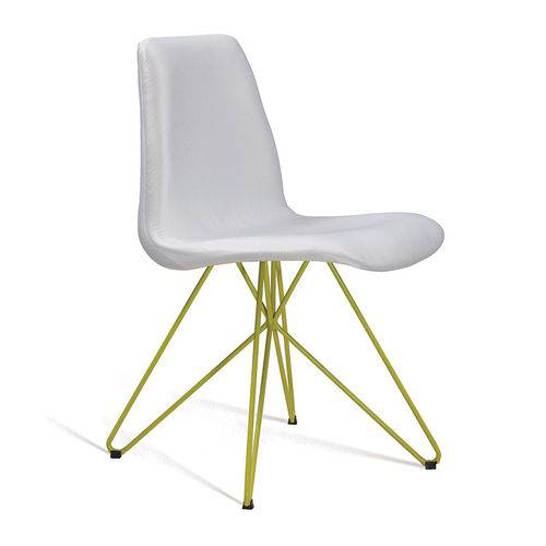 Tamanhos, Medidas e Dimensões do produto Cadeira de Jantar Eames Butterfly Amarelo e Cru