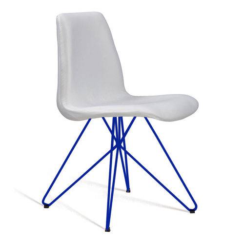 Tamanhos, Medidas e Dimensões do produto Cadeira de Jantar Eames Butterfly Azul e Cru