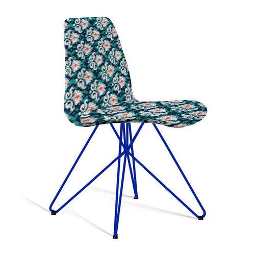 Tamanhos, Medidas e Dimensões do produto Cadeira de Jantar Eames Butterfly Azul e Verde