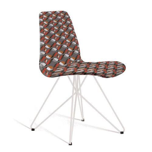 Tamanhos, Medidas e Dimensões do produto Cadeira de Jantar Eames Butterfly Branco e Cinza