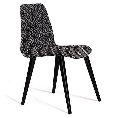 Tamanhos, Medidas e Dimensões do produto Cadeira de Jantar Eames Palito Preto e Cinza