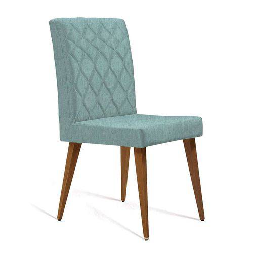 Tamanhos, Medidas e Dimensões do produto Cadeira de Jantar Edon Linho Azul Claro