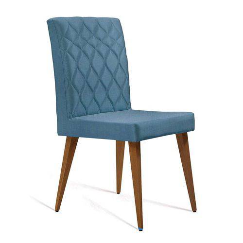 Tamanhos, Medidas e Dimensões do produto Cadeira de Jantar Edon Linho Azul