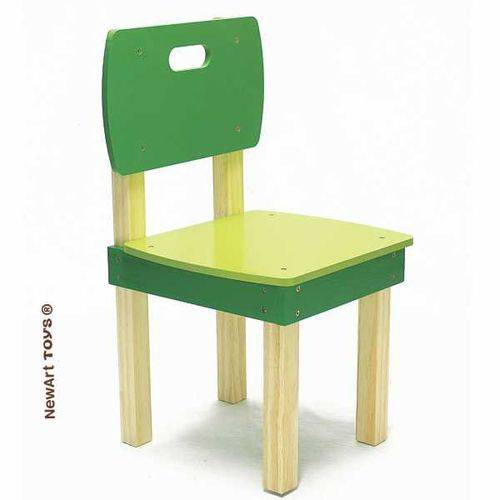 Tamanhos, Medidas e Dimensões do produto Cadeira de Madeira Quadrada Verde Marca NewArt
