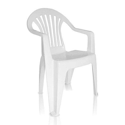 Tamanhos, Medidas e Dimensões do produto Cadeira de Plástico Suprema Unai Branca Antares