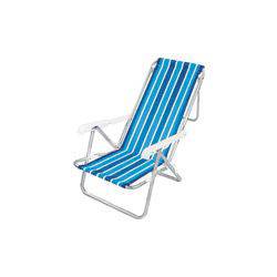 Tamanhos, Medidas e Dimensões do produto Cadeira de Praia Alumínio 8 Posições - Mor Estampas Variadas