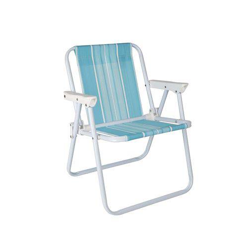 Tamanhos, Medidas e Dimensões do produto Cadeira de Praia Infantil Azul Mor