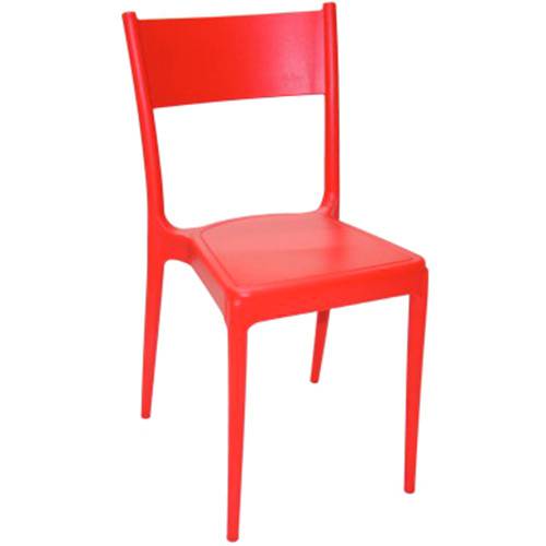 Tamanhos, Medidas e Dimensões do produto Cadeira Diana Vermelha - Tramontina