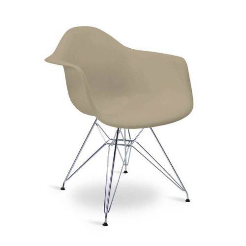 Tamanhos, Medidas e Dimensões do produto Cadeira DKR DAW Eames com Braços Eiffel Base Metal - Nude