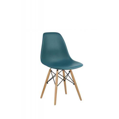 Tamanhos, Medidas e Dimensões do produto Cadeira DKR Eifell Charles Eames Wood Base Madeira - Turquesa
