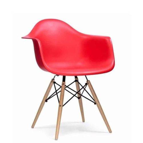 Tamanhos, Medidas e Dimensões do produto Cadeira Eames com Braço Vermelha Deeave 1256