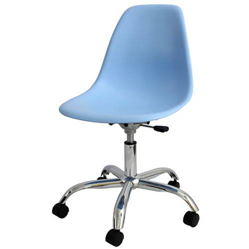 Tamanhos, Medidas e Dimensões do produto Cadeira Eames com Rodizio Polipropileno Azul