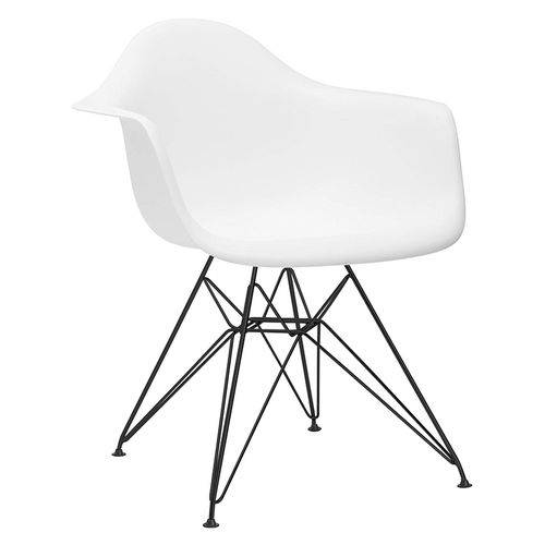 Tamanhos, Medidas e Dimensões do produto Cadeira Eames DAR - Branco - Base Preto