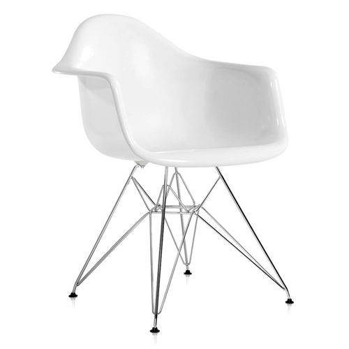 Tamanhos, Medidas e Dimensões do produto Cadeira Eames DAR - Branco Brilho