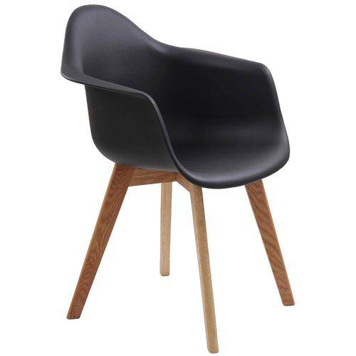 Tamanhos, Medidas e Dimensões do produto Cadeira Eames Dar Eiffel com Braço Base Torre Preta