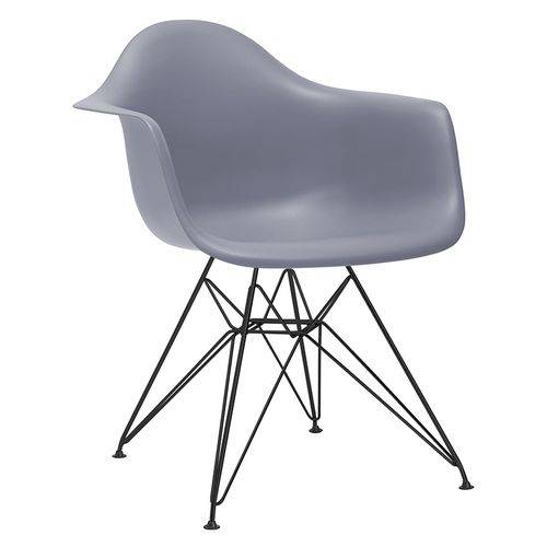 Tamanhos, Medidas e Dimensões do produto Cadeira Eames DAR - Grafite - Base Preto