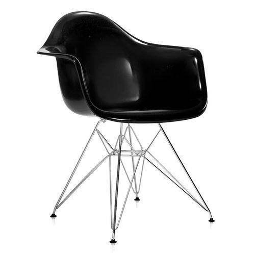 Tamanhos, Medidas e Dimensões do produto Cadeira Eames DAR - Preto Brilho