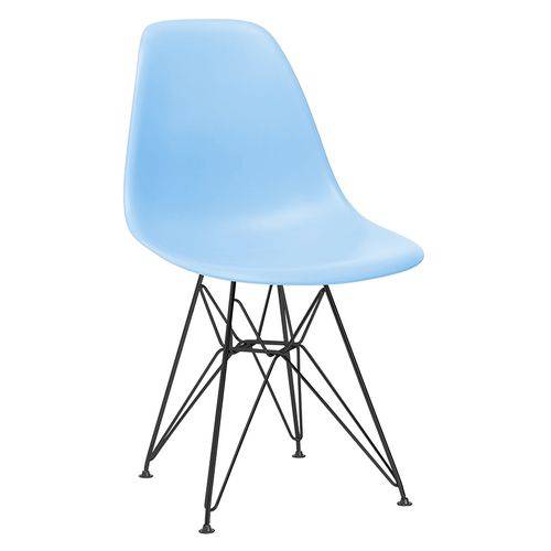 Tamanhos, Medidas e Dimensões do produto Cadeira Eames DKR - Eiffel - Azul Claro - Base Preta