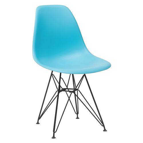 Tamanhos, Medidas e Dimensões do produto Cadeira Eames DKR - Eiffel - Azul Tiffany - Base Preta