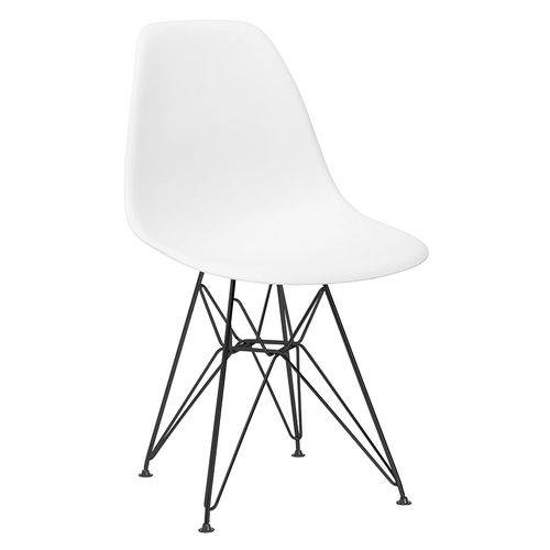 Tamanhos, Medidas e Dimensões do produto Cadeira Eames DKR - Eiffel - Branco - Base Preta