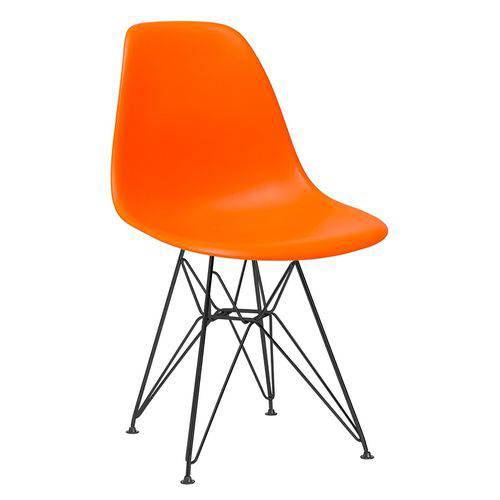 Tamanhos, Medidas e Dimensões do produto Cadeira Eames DKR - Eiffel - Laranja - Base Preta