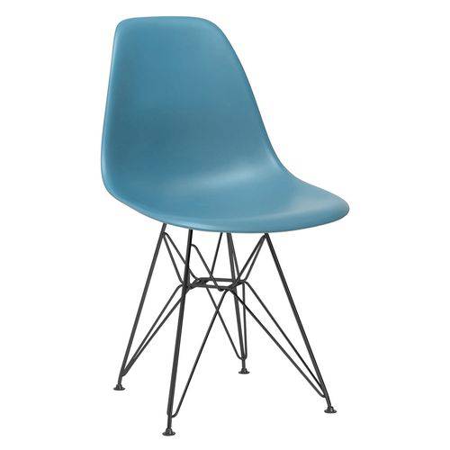 Tamanhos, Medidas e Dimensões do produto Cadeira Eames DKR - Eiffel - Turquesa - Base Preta