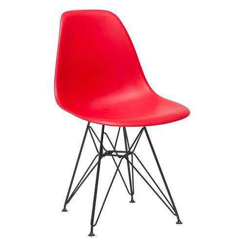 Tamanhos, Medidas e Dimensões do produto Cadeira Eames DKR - Eiffel - Vermelho - Base Preta