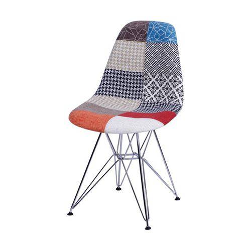 Tamanhos, Medidas e Dimensões do produto Cadeira Eames DKR Mix Patchwork Base Metal