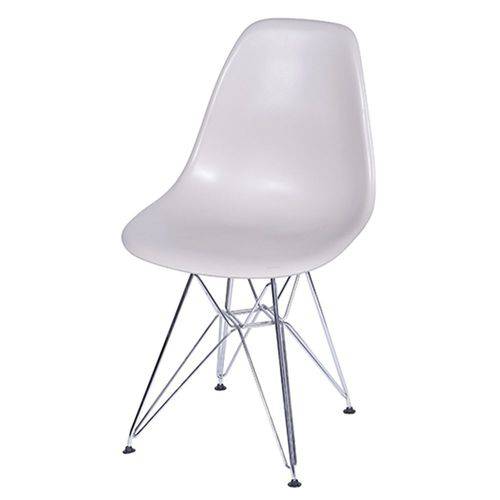 Tamanhos, Medidas e Dimensões do produto Cadeira Eames Polipropileno Fendi Fosco Cromada - 24129